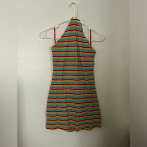 Rainbow mini dress 🌈
